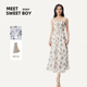 MEET SWEETBOY吊带连衣裙女2024夏新款