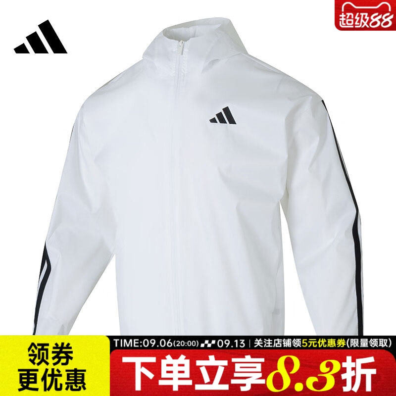 阿迪达斯运动休闲夹克外套图片