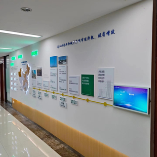 定制磁吸亚克力品牌合作背景墙企业合作logo展示墙公司文化形象墙