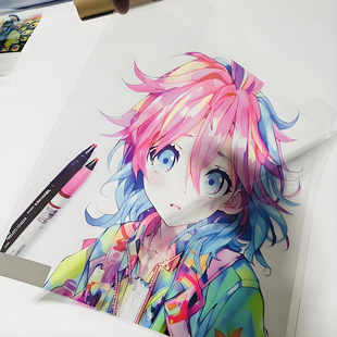 超透片塑料PET打印喷绘海报写真彩白UV无背胶软胶片高透明膜定制