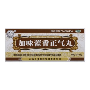 紫金山泉 加味藿香正气丸 9g*10丸/盒