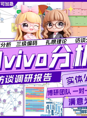 质性分析扎根理论三级编码Nvivo定性主题文本访谈政策编码代分析