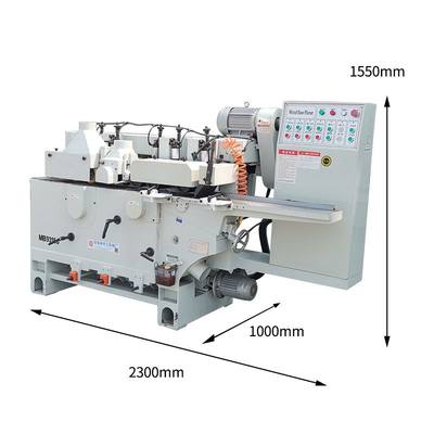 木工刨锯机下上双面刨后轴多片锯无级调速送料木工机械MB9315J
