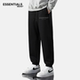 MOVIE官方运动裤 男女情侣潮牌加绒束脚卫裤 大码 ESSENTIALS 九分裤