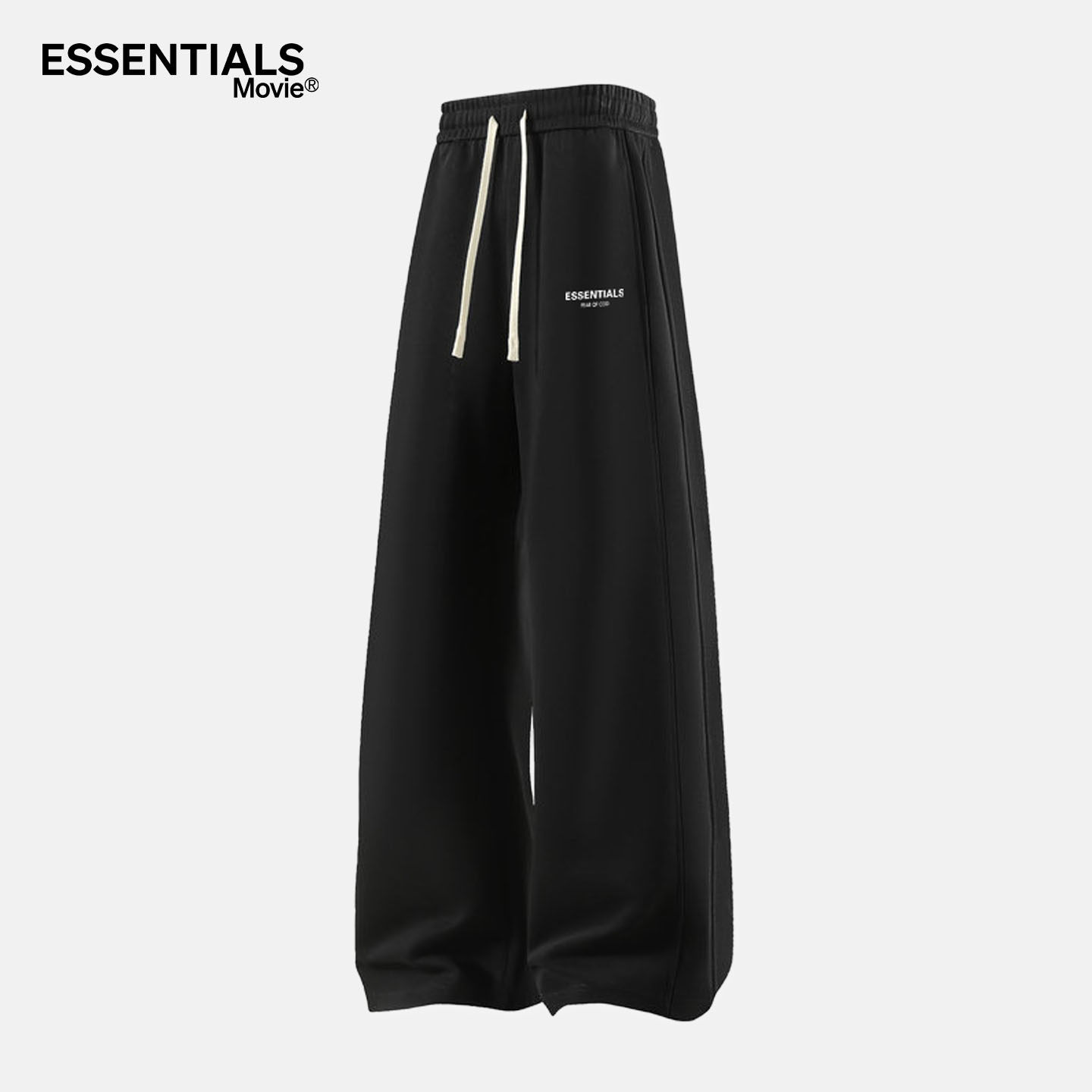 ESSENTIALS MOVIE官方直筒卫裤男女秋冬宽松大码休闲加绒运动长裤,男装,卫裤,淘宝优惠券,粉丝福利购,淘宝优惠卷