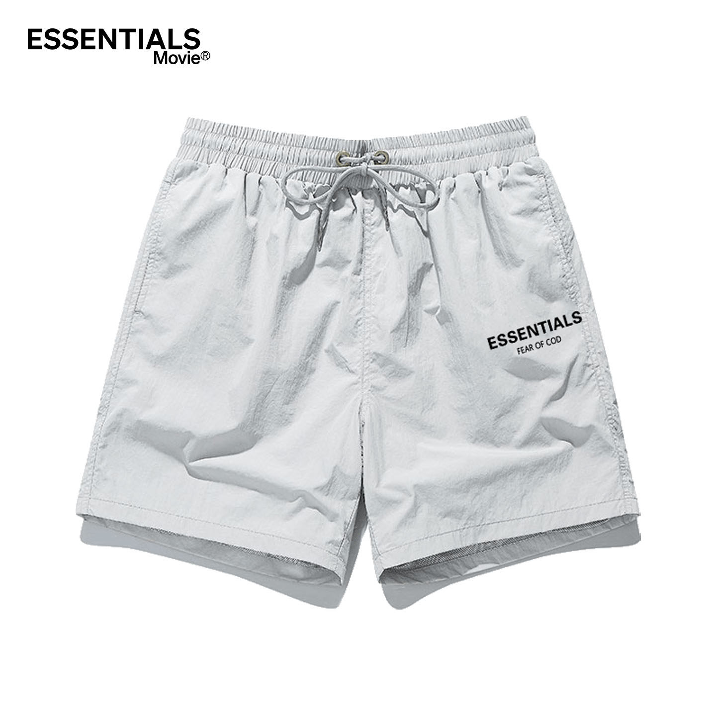 ESSENTIALS MOVIE官方冰丝短裤男女情侣款美式速干休闲运动五分裤,男装,短裤,淘宝优惠券,粉丝福利购,淘宝优惠卷