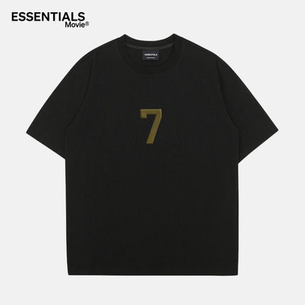 【一折专区】ESSENTIALS MOVIE官方短袖T恤男女数字7休闲纯棉上衣