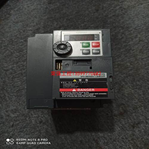 【荣强工控】拆机东芝变频器，VFS15-4015PL-CH，1.5KW