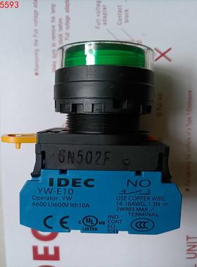 和泉绿色按钮YW1L-MF2E10Q4G  6N502EF，