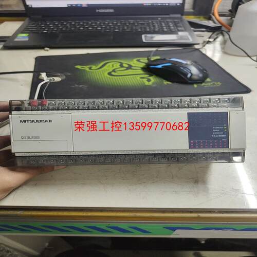 【荣强工控】三菱PLC，三菱模块，FX1N-60MR-001，实物拍摄，
