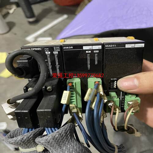 【荣强工控】欧姆龙plc 一套 CPM2C 拆机漂亮