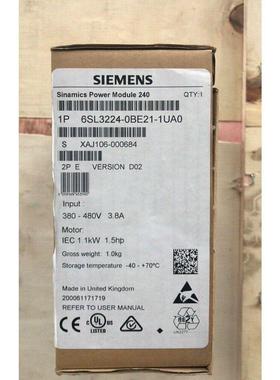 供应原装6SL3224-0BE21-1UA0 Power Moudle 6SL3 224-0BE21-1UA0