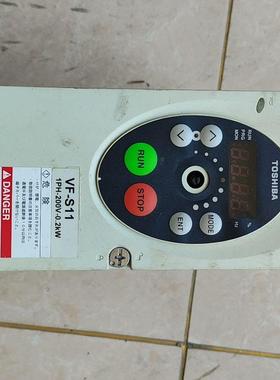 东芝变频器VFS11S-2002PL-AN 0.2KW 拆机