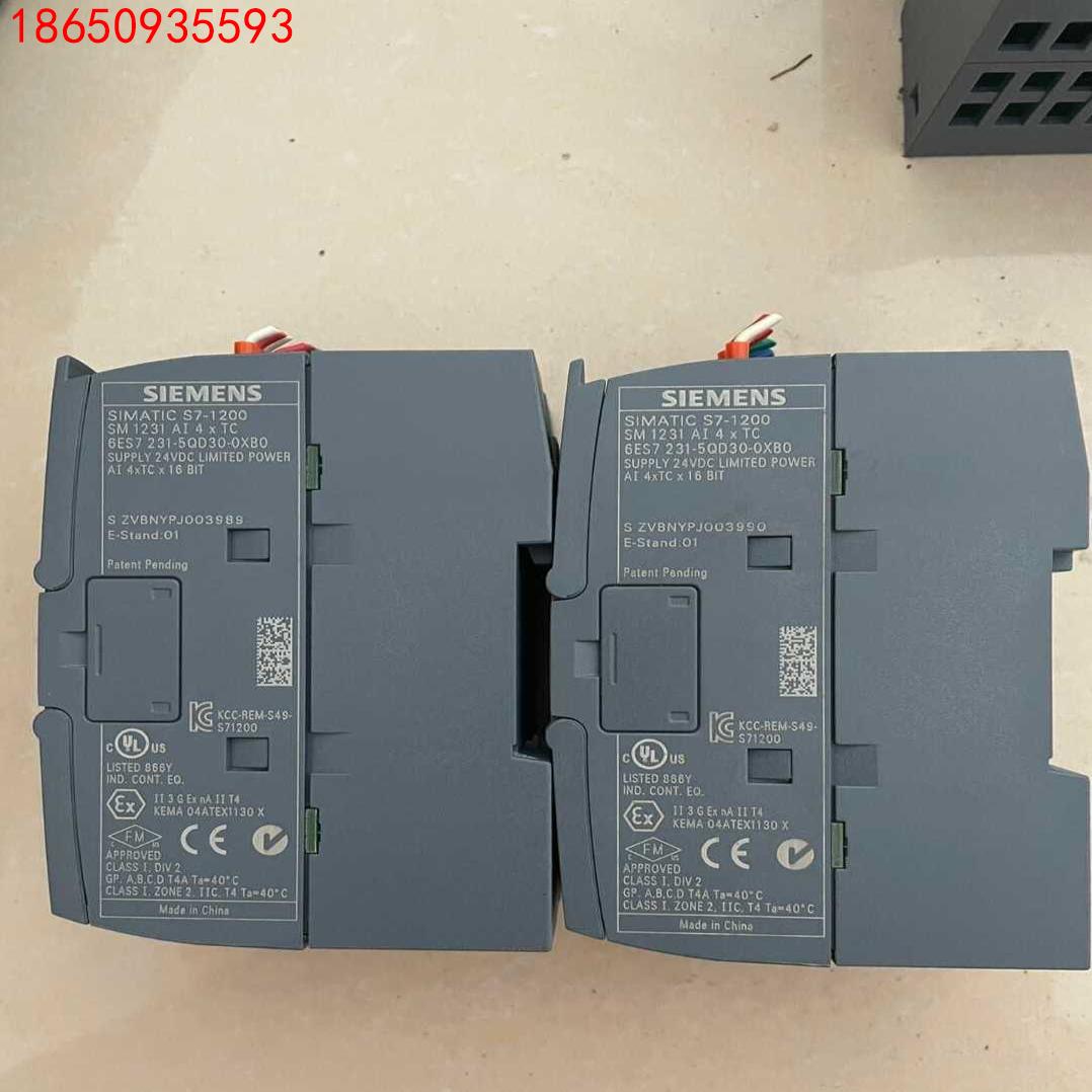 原装西门子1200模块 sm1231 tc 231-5qd3