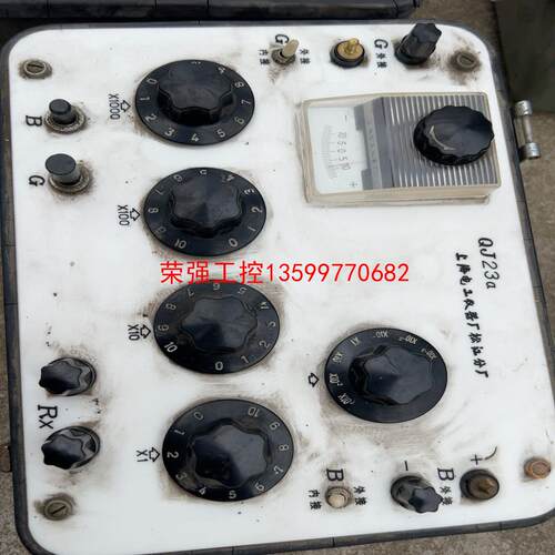 【荣强工控】老货 上海电工仪器 QJ23A 型直流电阻电桥 实物