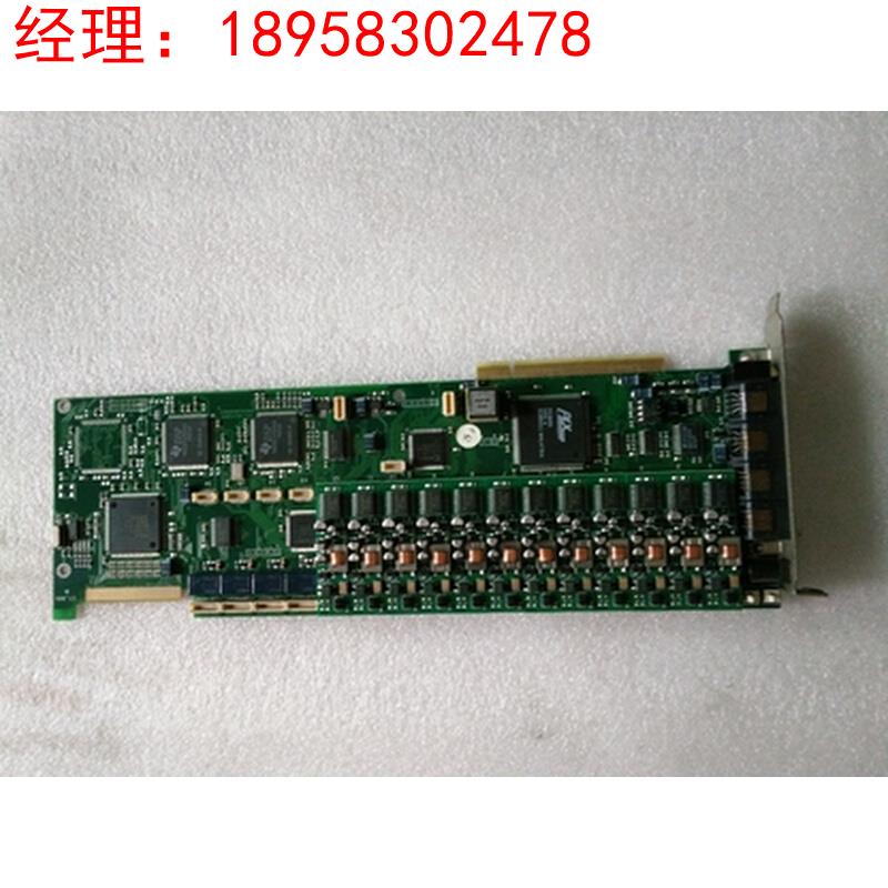 拍前询价：原装三汇UTRA语音卡 UTT-16B-CT/PCI 带12个语音模块 S