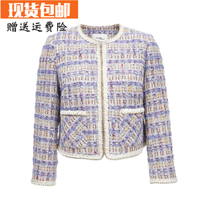 商场正品Moda外套套装女2023早秋新款直筒圆领短款小香风优雅通勤