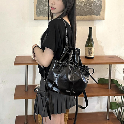 matinkim蝴蝶结抽绳双肩包