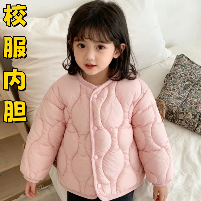 儿童校服神器内胆保暖棉服男女