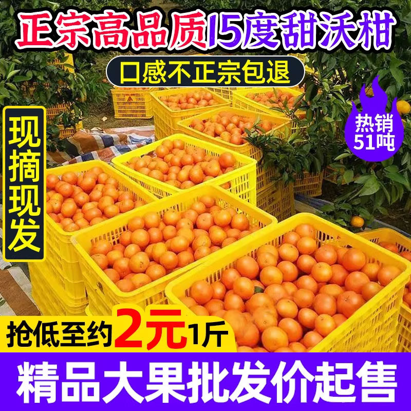正宗广西武鸣沃柑10斤水果新鲜大果桔子橘子当季砂糖皇帝蜜柑整箱,水产肉类/新鲜蔬果/熟食,桔子,淘宝优惠券,粉丝福利购,淘宝优惠卷