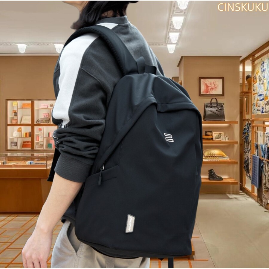法国专柜Cins Kuku~大容量双肩包男大学生通勤电脑背包短途旅行包