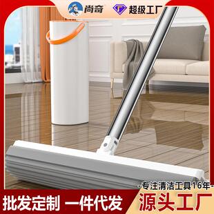 海绵拖把免手洗家用干湿两用不锈钢加大胶棉拖把桶墩布吸水一拖净
