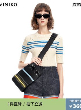 VVNK JANE PLUS小众设计中袖紧身小爬领套头衫