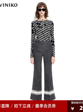 VVNK JANE PLUS小众设计满幅字母圆领打底衫