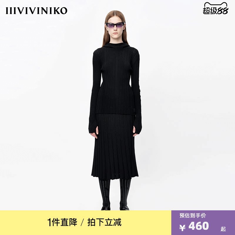 【设计师款】秋冬新品“羊毛伊力特纱线”针织衫女J333774633C图片