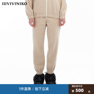 IIIVIVINIKO”羊毛针织圈圈毛料