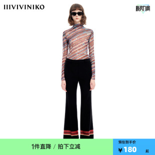 PLUS小众设计满幅字母小高领领打底衫 VVNK JANE