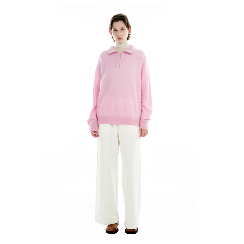 IIIVIVINIKO冬季新品“羊绒”高领多巴胺套头针织衫女M340138645C