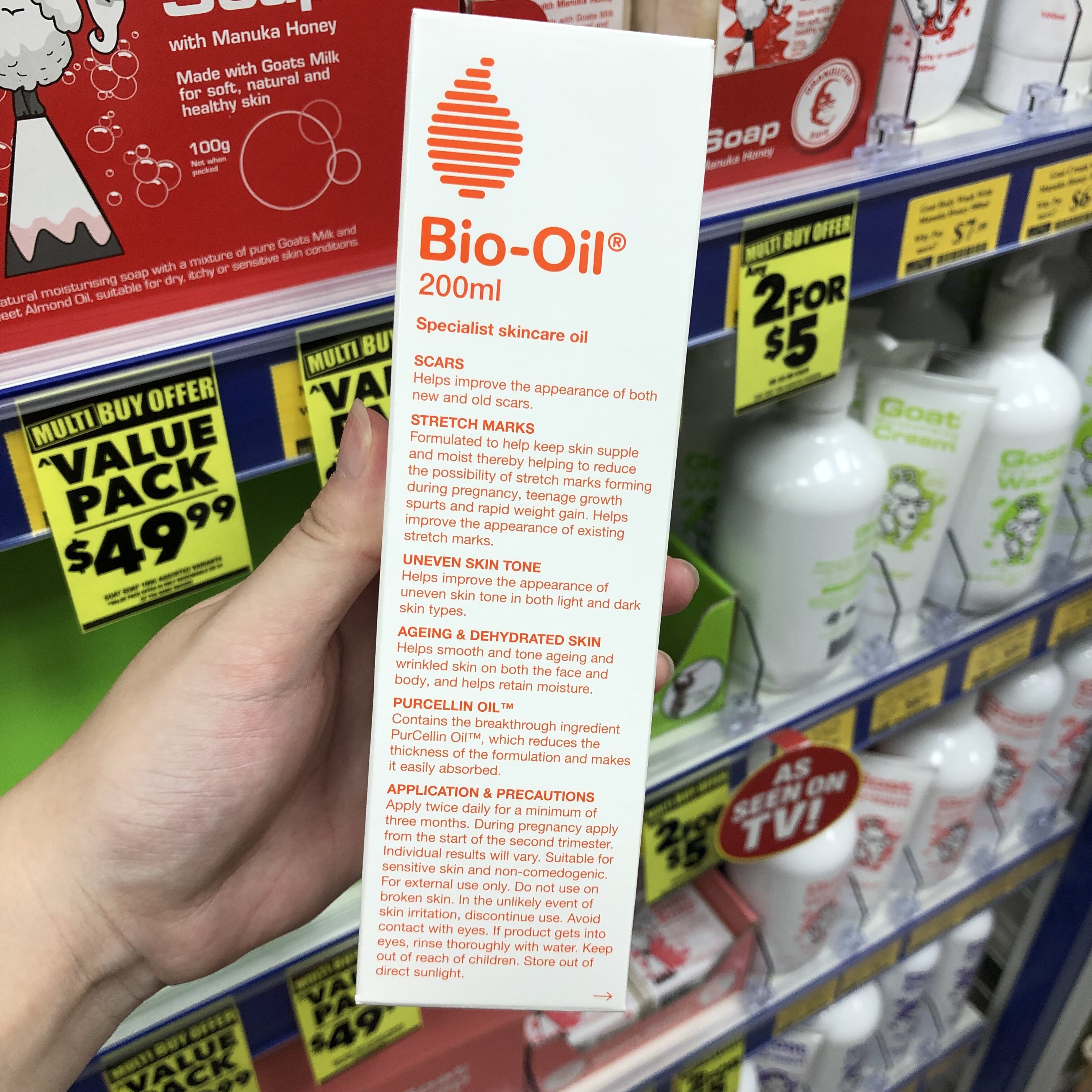 [Sally小姐澳洲代购妊娠纹护理]澳洲代购 Bio Oil百洛油妊娠纹月销量2件仅售186元