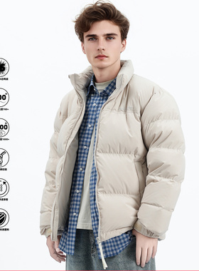 独等UCUB 95白鸭绒700蓬2025新款羽绒服男冬季立领面包服官方旗舰