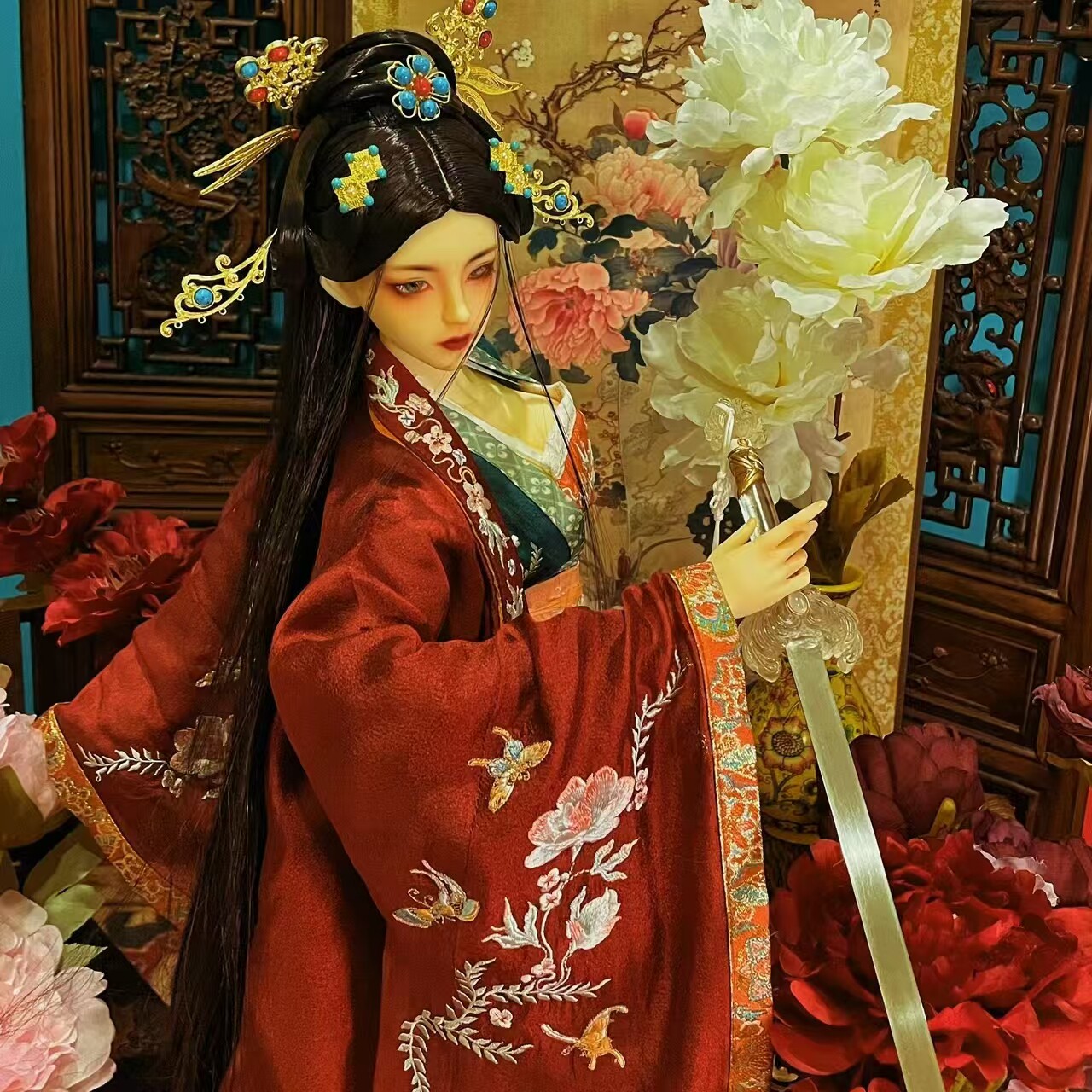 汉服巴比娃娃纯古风古装高颜值国风可换装关节可动豪华套装盲盒