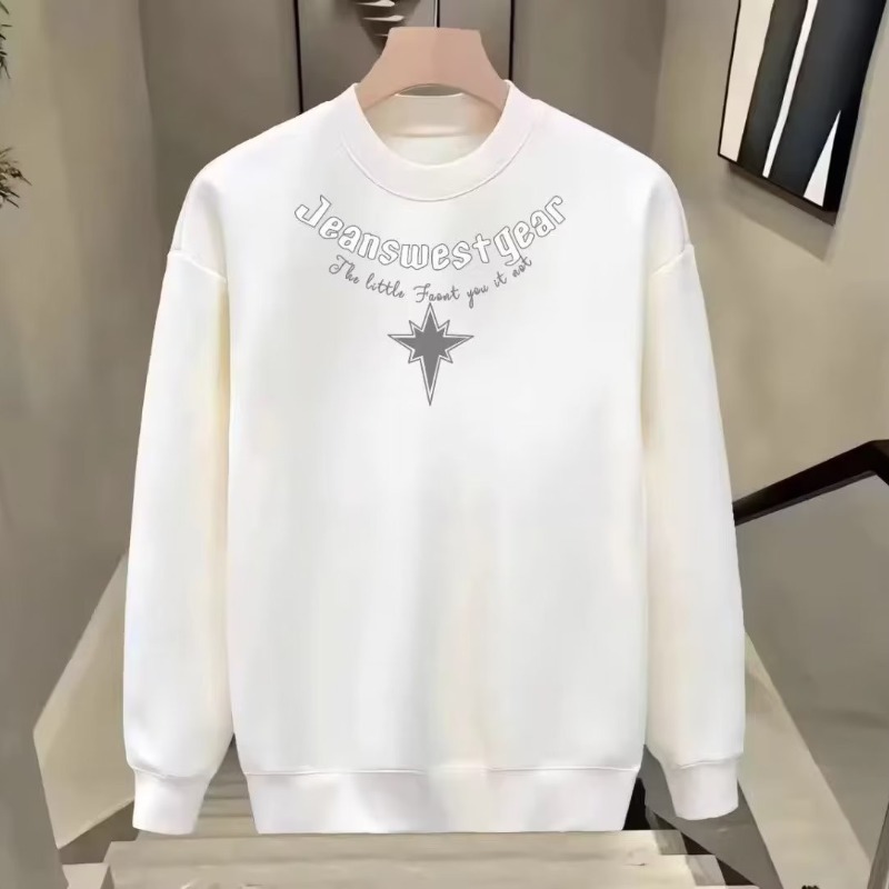 【一折专区】奥特莱斯秋冬新款重磅潮流圆领套头卫衣男士汉服印花