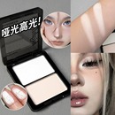 双色高光修容一体哑光面部提亮高光腮红遮泪沟阴影鼻影盘定妆粉饼