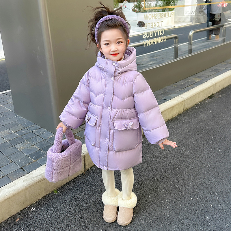 女童羽绒服冬季2025新款儿童冬装中长款加厚超好看宝宝秋冬款外套