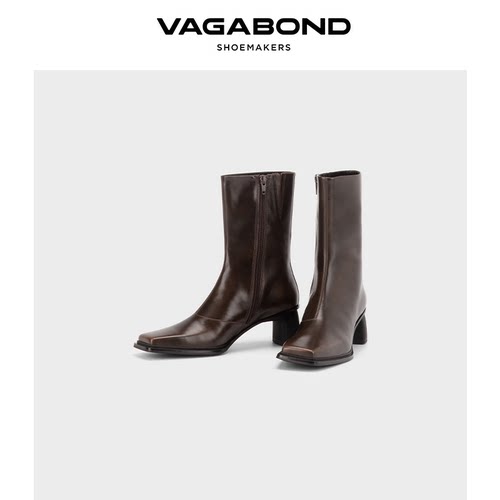 VagabondELVINA方头中跟时装靴