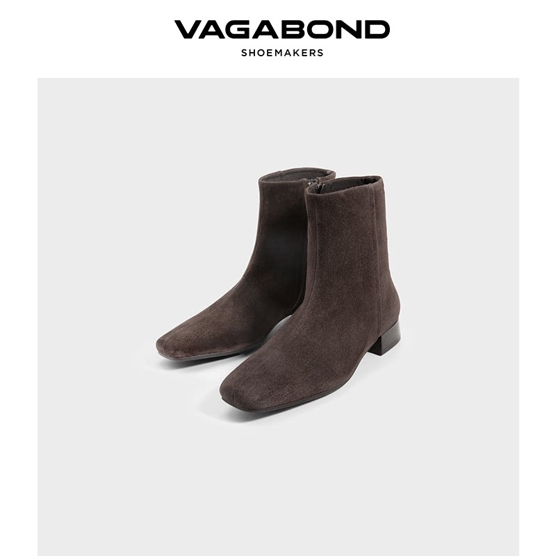 VagabondMONA绒面羊皮时装靴图片
