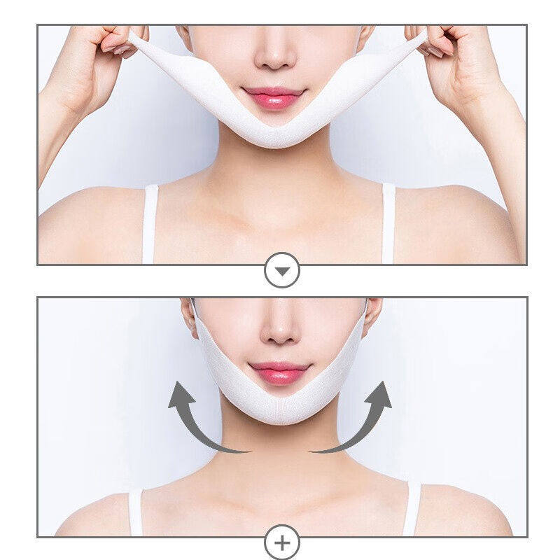 韩伦美羽（HUNMUI）V脸面膜提拉紧致双下巴婴儿肥平滑干纹咬肌颧