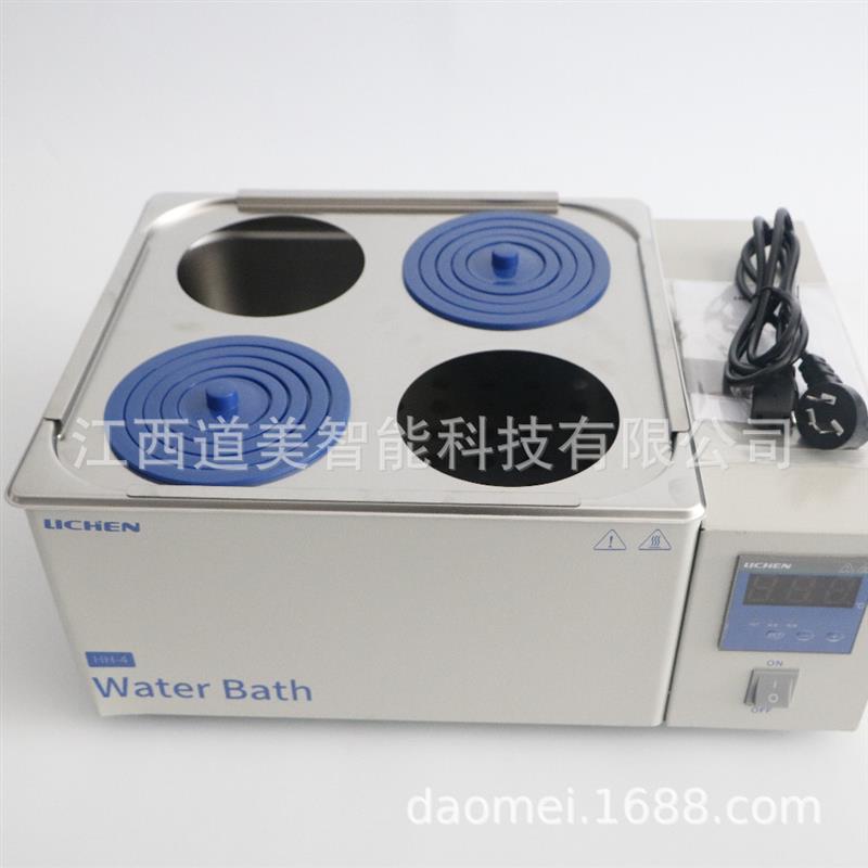 大中院校实验仪器W600恒温水浴箱 数显0-100°双三四孔恒温水浴箱