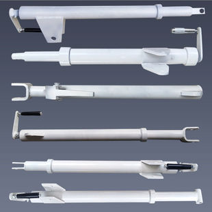 加粗搅拌车配件水泥混凝土罐手摇放料斗伸缩摇臂卸料升降支撑杆手