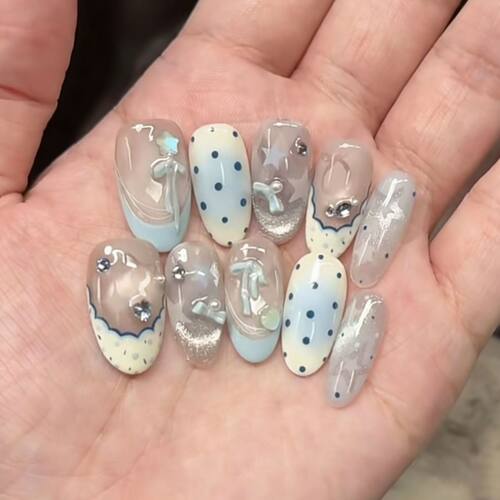 海盐薄荷奶蓝鹌鹑显白甜