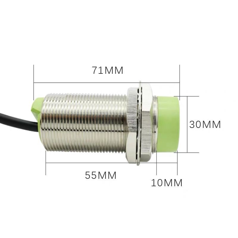 极速M30圆柱电容式接近开关CR30-w15DN CR30-15DP常开NPN24V3线传