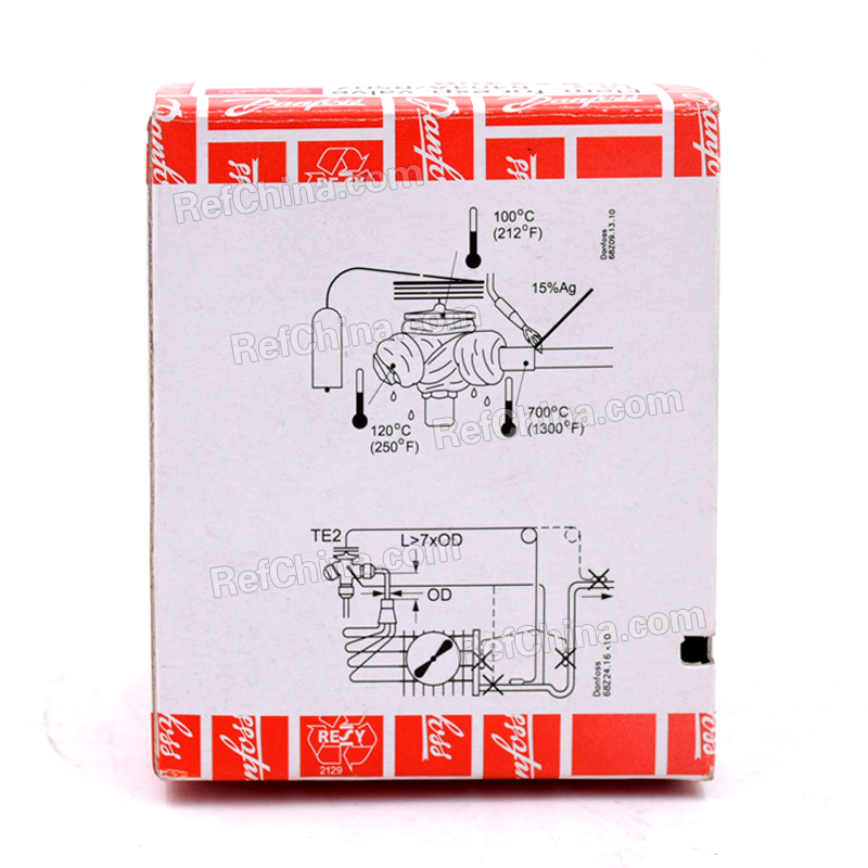 极速丹佛斯热力膨胀阀TES2感温元件R404A/R5K07冷媒螺纹口 068Z34