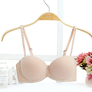 cup Low whhite 极速Black bra Deep Cut Push duoble color