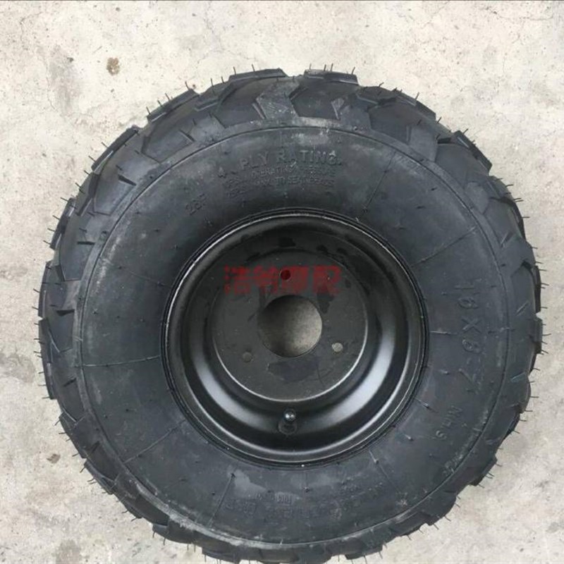 极速ATV四f轮卡丁车沙滩车7寸轮子 16X8-7寸轮胎轮毂总成三孔四孔