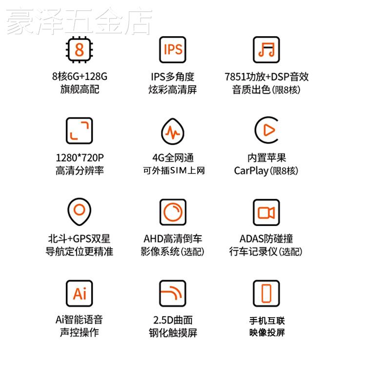 适用于斯巴鲁新老款森林人/翼豹/XV/专用安卓智能大屏声控导航