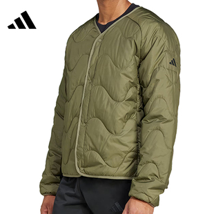 adidas阿迪达斯春季 男子运动休闲棉服外套JD1095
